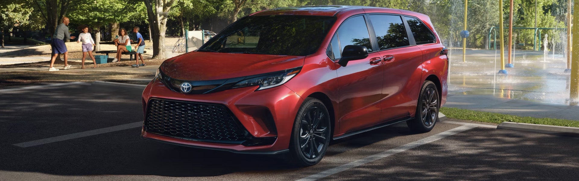 Red 2025 Toyota Sienna