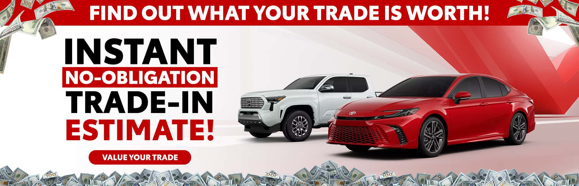 Find out what your trade is worth at Bommarito Toyota in Hazelwood