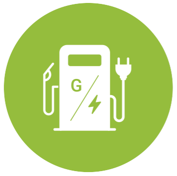Charging station logo.
